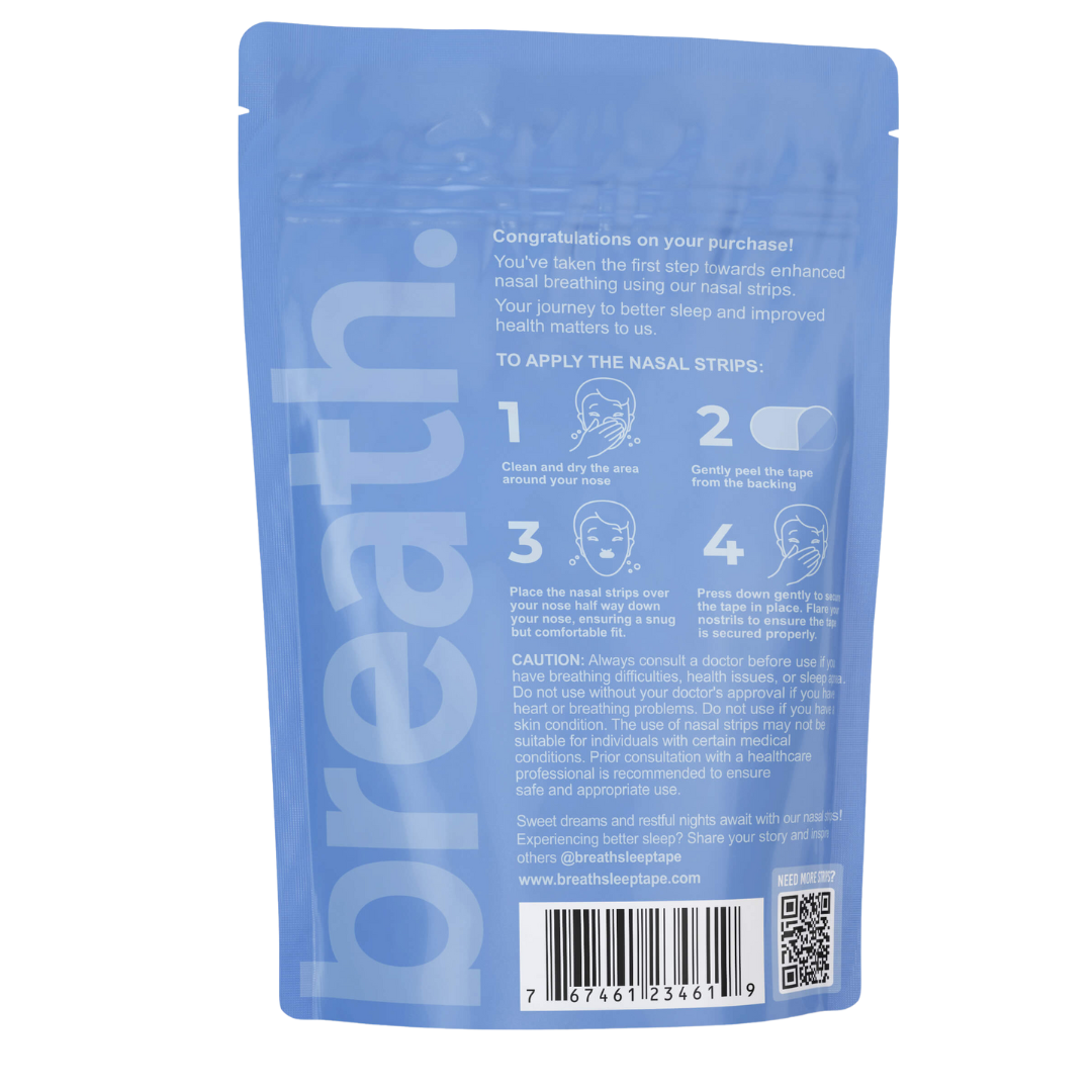 Breath Nasal Strips - 60-Day Supply