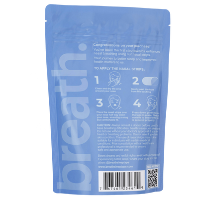 Breath Nasal Strips - 30-day supply